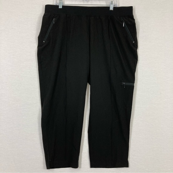 NEW Chico's Black Soft Lightweight Ankle Pull-on Pants XL - Picture 2 of 10